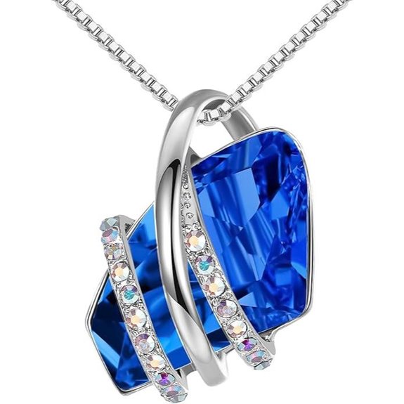 Leafael Wish Stone Necklace with Birthstone 18+2