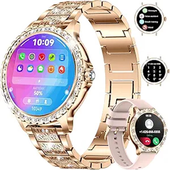LIGE Women's Smartwatch with Calls & Fitness Features