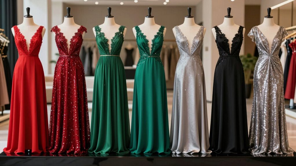 luxury evening dress selections