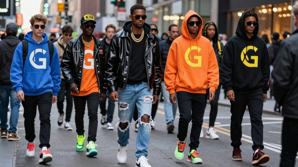 luxury fashion on streets