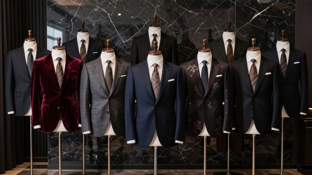 luxury formal suits list