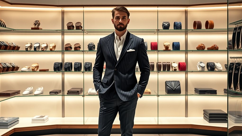luxury menswear market growth