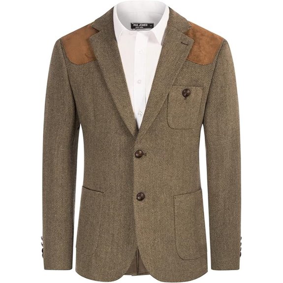 PJ PAUL JONES Men's Tweed Blazer Sport Coat