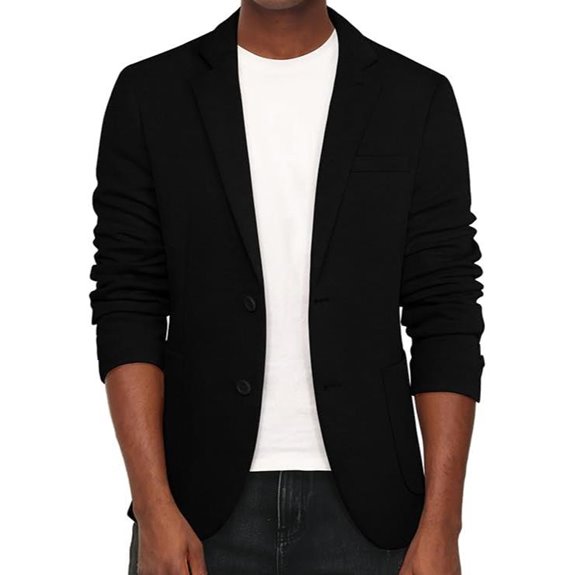 PJ PAUL JONES Men's Casual Knit Blazer Jacket