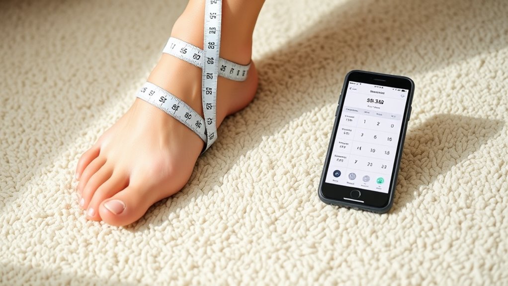 measure feet precisely at home