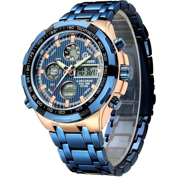 Golden Hour Men's Waterproof Sport Wristwatch