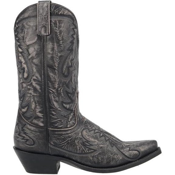 Laredo Men's Garrett Distressed Embroidered Boots