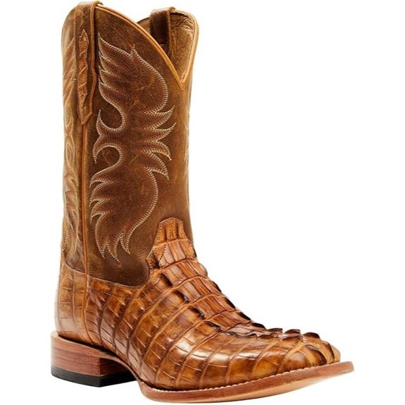 Cody James Men's Caiman Cognac Western Boots