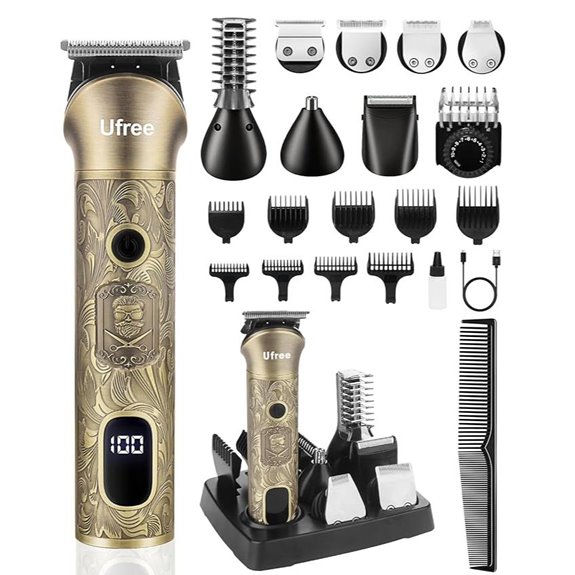 Ufree Men’s Beard Trimmer & Grooming Kit