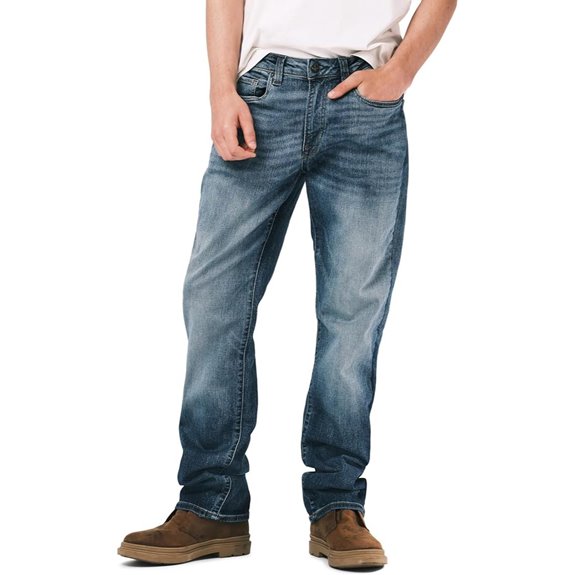 Buffalo David Bitton Men's Relaxed Straight Jeans