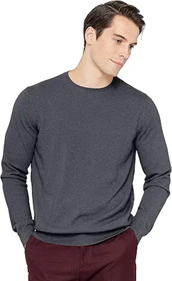 State Cashmere Men's Classic Crewneck Sweater