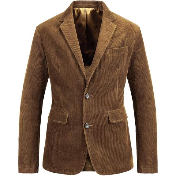 Chouyatou Men's Vintage Corduroy Blazer Sport Coat