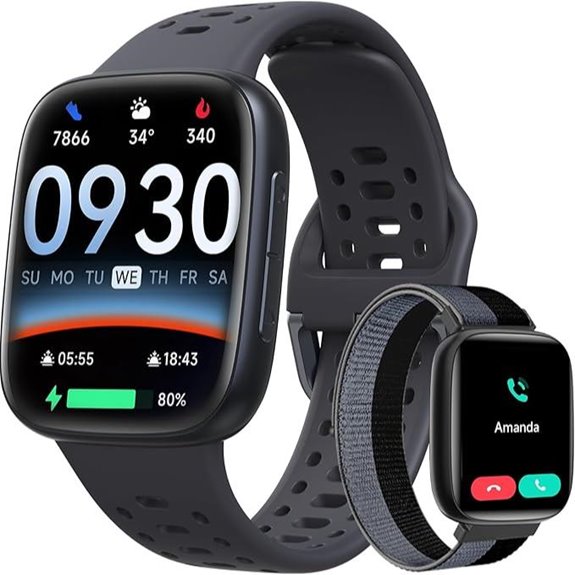 Smart Watches for Men with Fitness & Bluetooth Calls