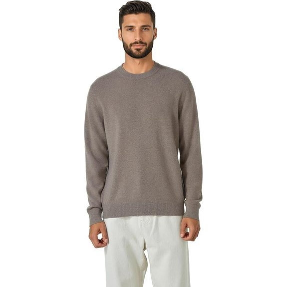 Men’s Pure Cashmere Sweater - Lightweight Luxury Knit