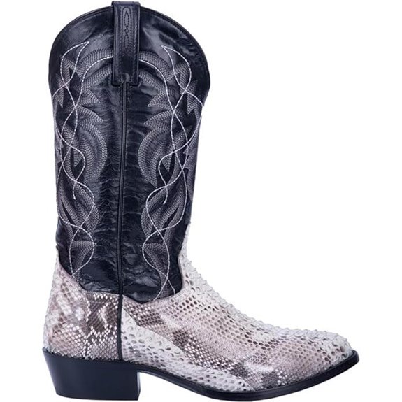 Dan Post mens Manning Python Round Toe Cowboy Boots