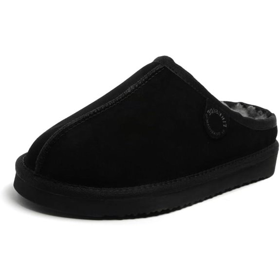 Fireside by Dearfoams mens Grafton Shearling Indoor/Outdoor Clog