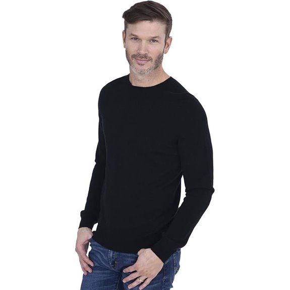 Cashmeren Men's 100% Cashmere Crewneck Sweater
