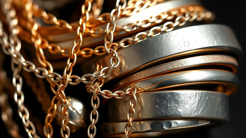 mix metals and textures