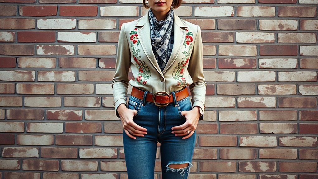 mix textures and patterns