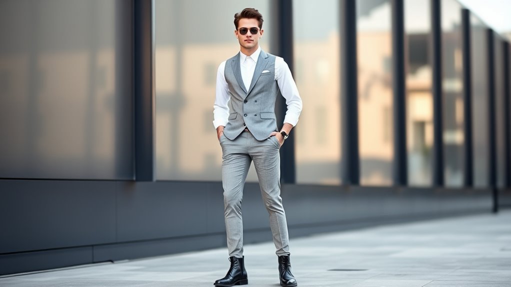 modern relaxed layered proportions