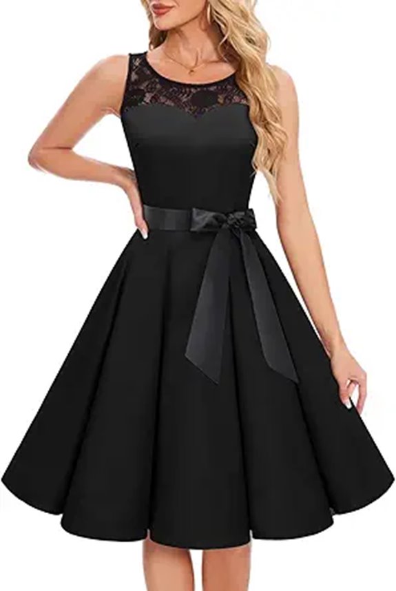 Bbonlinedress Women's 1950s Vintage Swing Dress