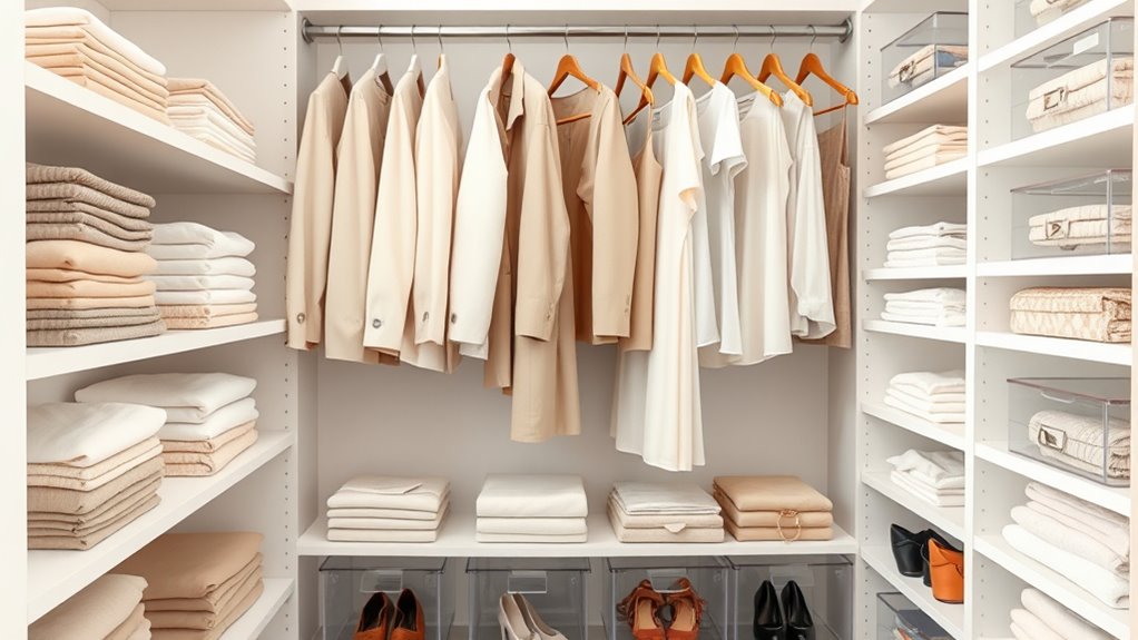 organize review maintain wardrobe