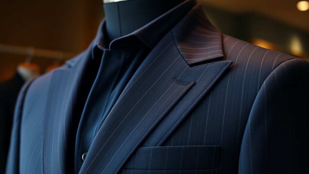 perfectly fitted suit jacket