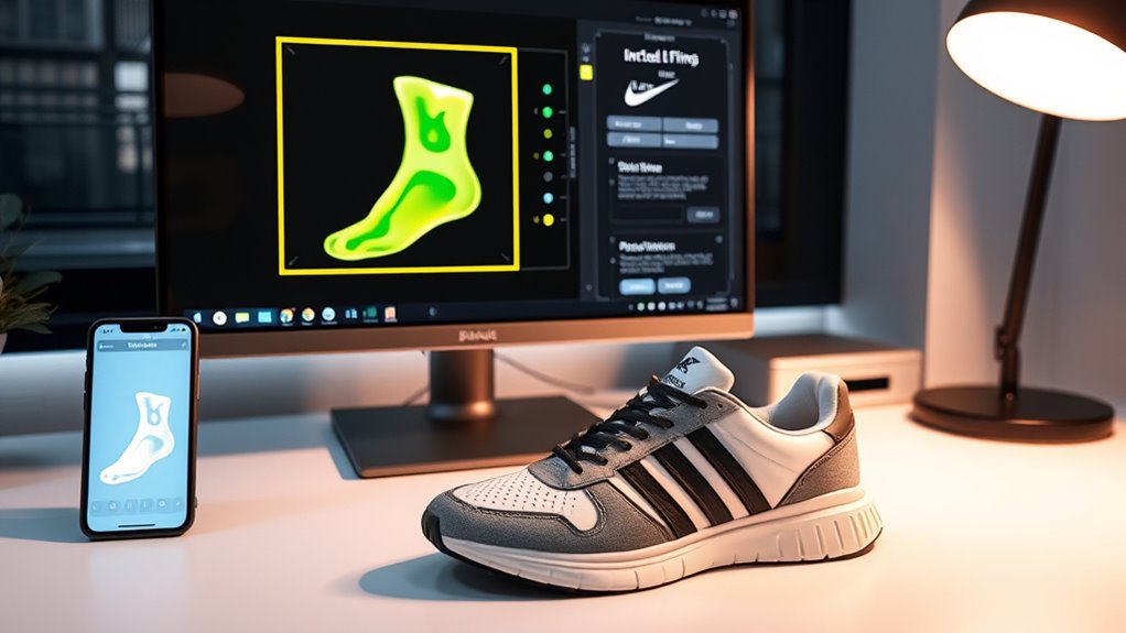 personalized digital shoe fitting