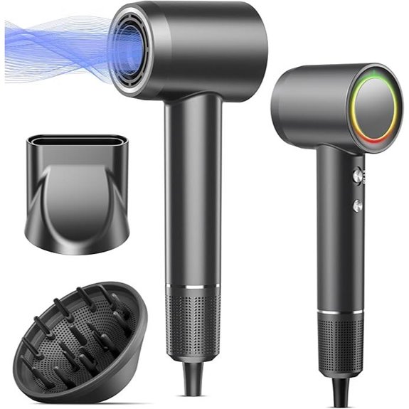 Professional Ionic Hair Dryer with Diffuser