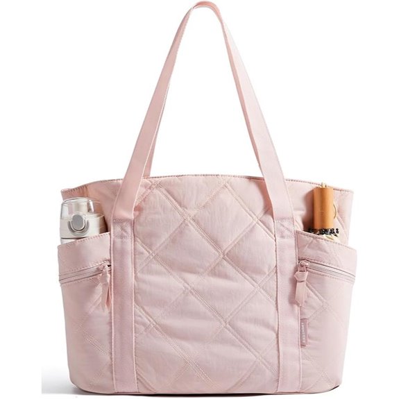 BAGSMART Quilted Tote Bag for Women 20L