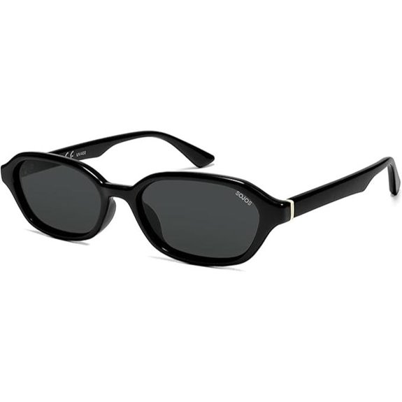 SOJOS Retro Hexagon Polarized Sunglasses for Women Men
