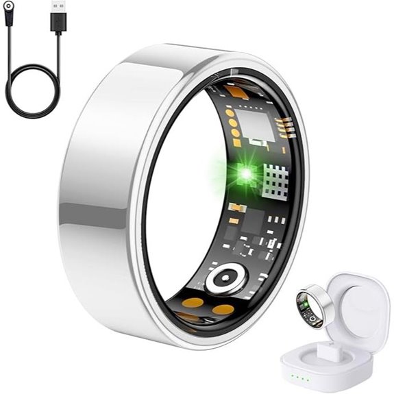 Smart Health Tracker Ring with Heart Rate & Sleep Monitoring