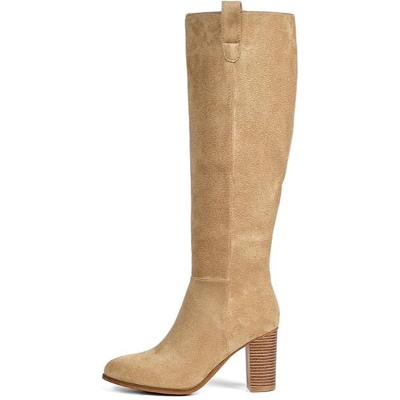 Vipost 3.3-inch Round Toe Knee High Fall Boots