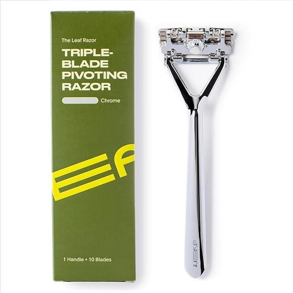 Leaf Razor Safety Shaver with Steel Blades