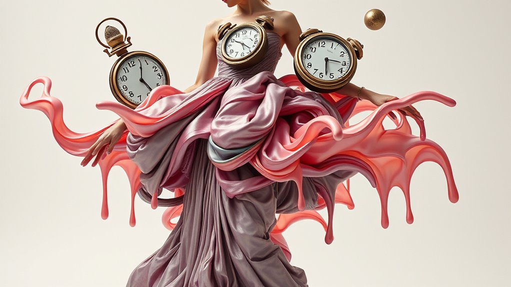 sculptural surrealist fashion elements