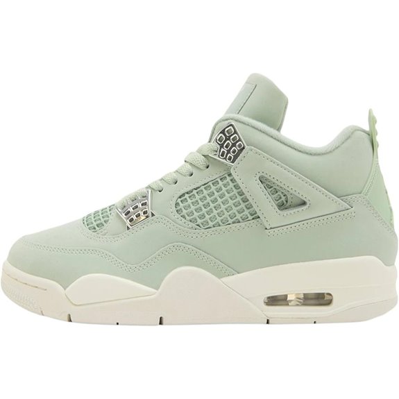 Seafoam/Sail/Metallic Silver Jordan 4 Retro Sneaker