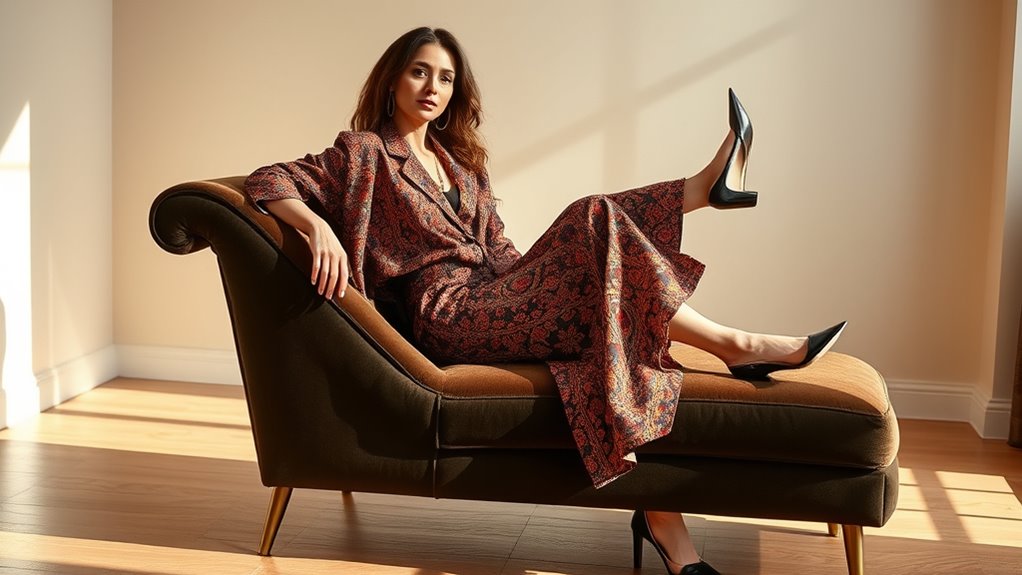 seated and leaned poses