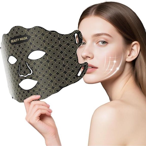 Red Light Therapy Mask with 7 Colors and Remote