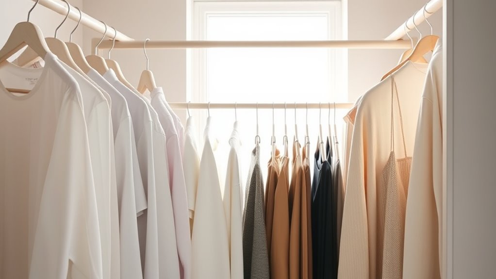 simplify wardrobe reduce stress