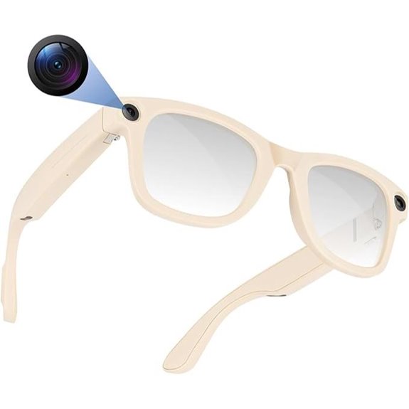 AI Smart Glasses with Camera and Video Recording