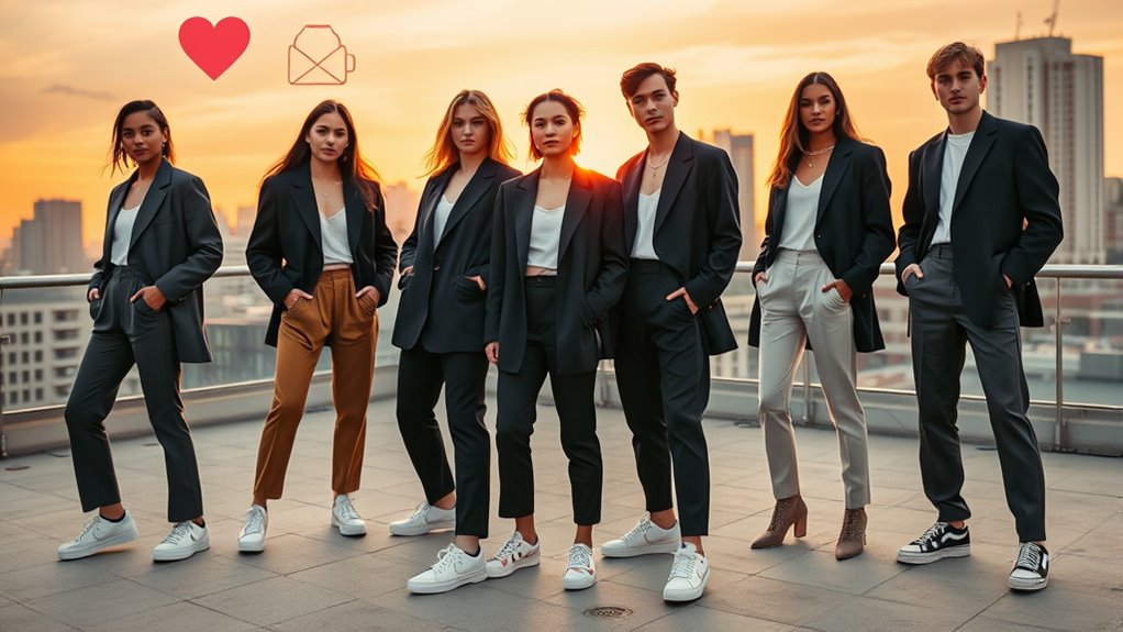 social media promotes gender neutral fashion