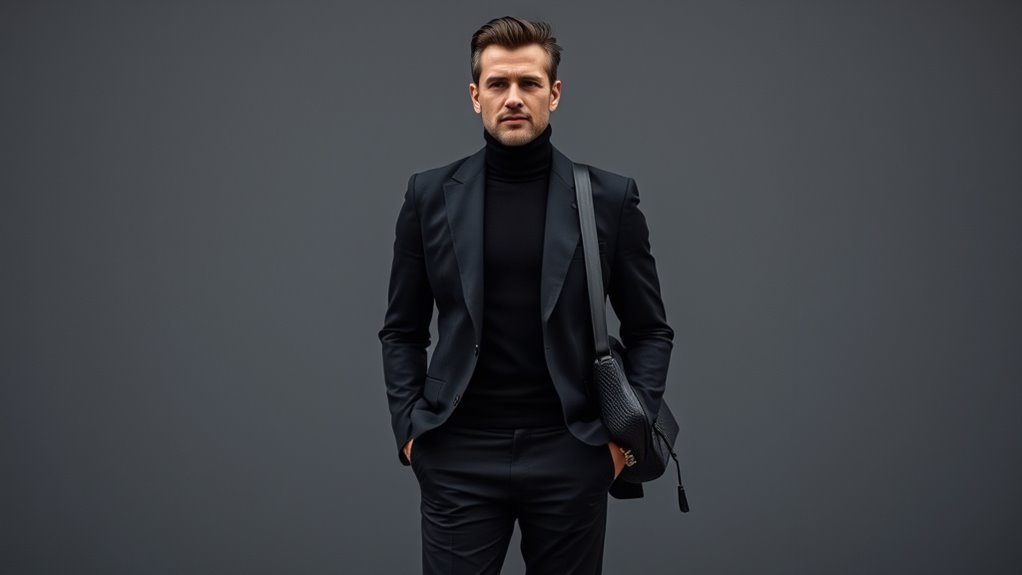 structured outerwear creates focal points