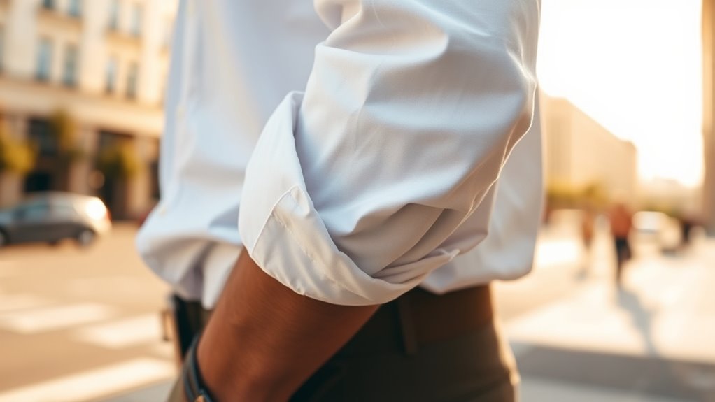 stylish sleeve rolling techniques