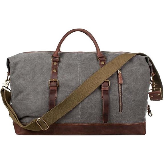S-ZONE Canvas Duffle Bag for Travel and Weekends