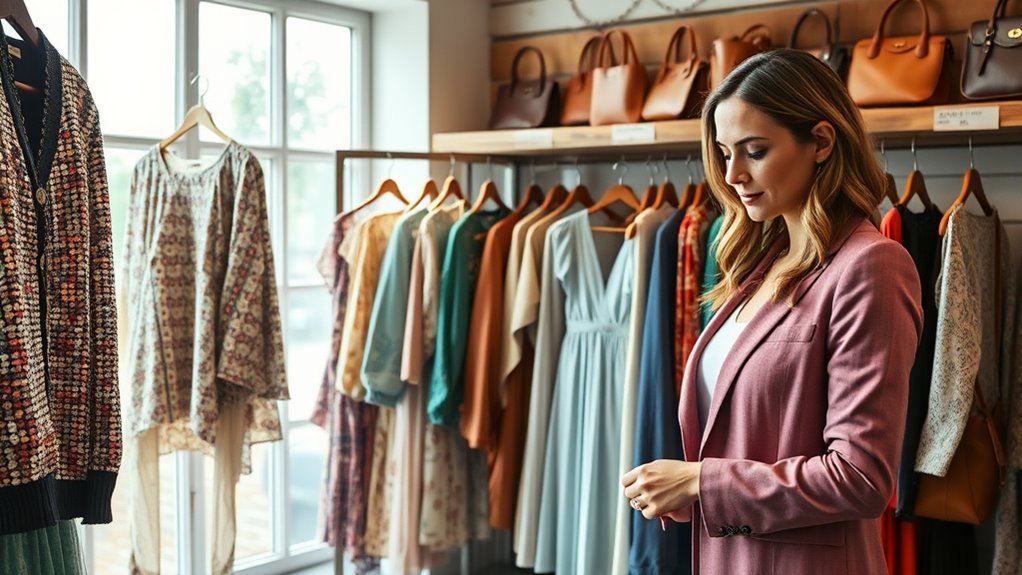 sustainable secondhand fashion shopping