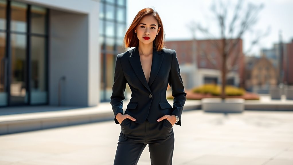 tailored elongating sleek fit