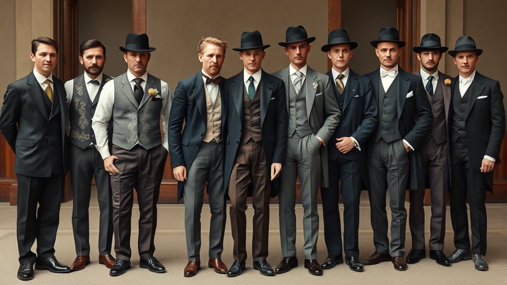 tailored structured formal attire