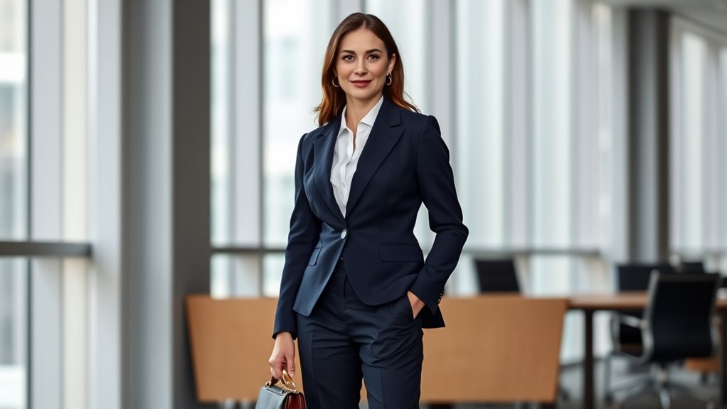 timeless tailored professional wardrobe