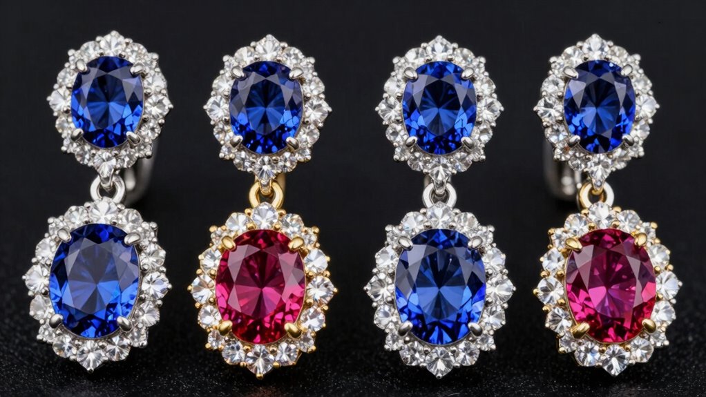 top 6 sparkling gemstone earrings
