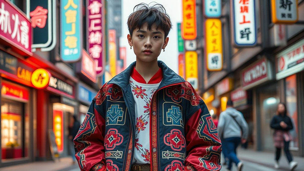 traditional asian streetwear fusion